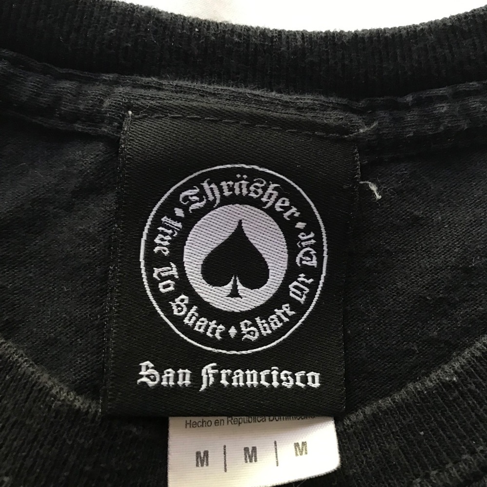 Woman’s thrasher shirt